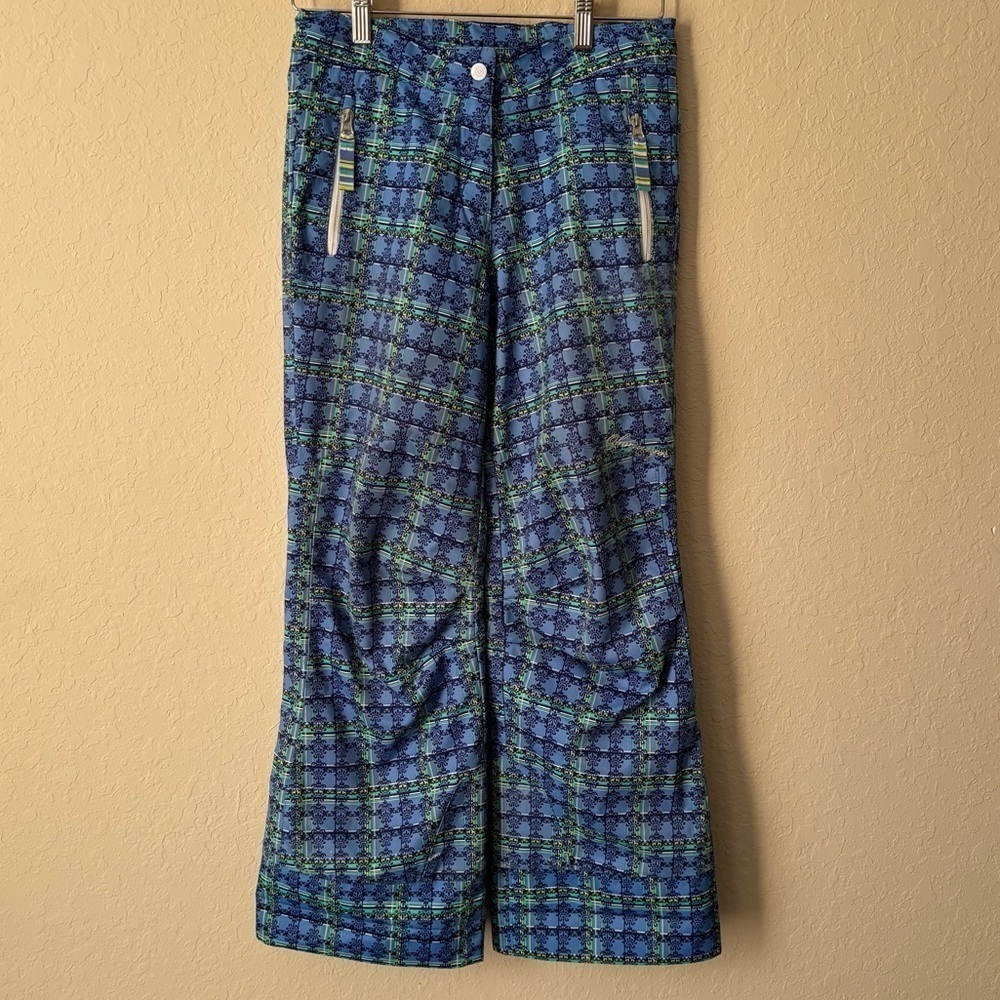 Obermeyer | Girl's Brooke Snow Ski Pants Provence Plaid Size Juniors 12